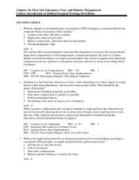 Nursing Chapter 16 What do changes in cardiopulmonary resuscitation