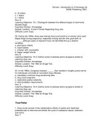 Criminology Chapter 16 Explain How these Tests Are Used And How