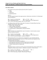 Nursing Chapter 24 What Should Occur This situation a The Police Must