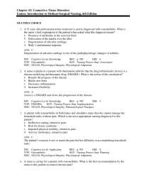 Nursing Chapter 43 What is the action of this medication