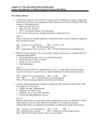Nursing Chapter 47 Lift The Neck Dressing Assess For Excessive