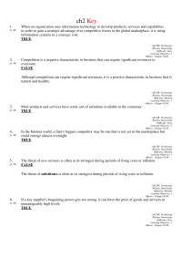 Management Chapter 2 Firm Can Survive And Succeed The