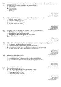 Management Chapter 3 Are Popular For Process Monitoring