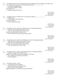 Management Chapter 4 According The Text The Most Important