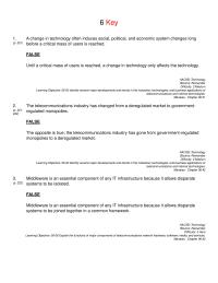 Management Chapter 6 Telecommunications And Network Technologies Are&nbsp;