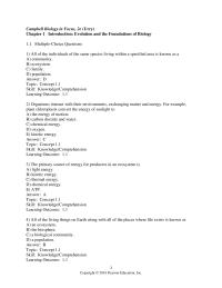 Biology & Life Sciences Chapter 1 All of the individuals of the same species living&nbsp;