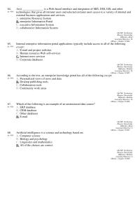 Management Chapter 10 Internal Enterprise Information Portal Applications&nbsp;