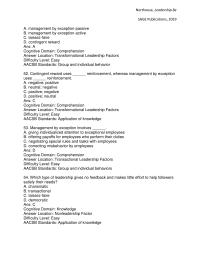 Communications Chapter 8 Which of the following strategies did Bennis and Nanus