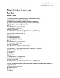 Communications Chapter 9 Bill George Discovered That Authentic Leaders