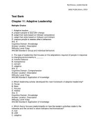 Communications Chapter 11 Which leadership scholar developed the main