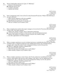 Management Chapter 14 The Text Distinguishes Between Two Types