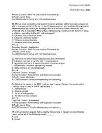 Communications Chapter 12 Training And Development Programs Followership Are A