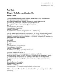 Communications Chapter 16 Which of the following is not one of Adler’s leader