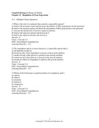 Biology & Life Sciences Chapter 15 What is the role of a molecule that controls a repressible