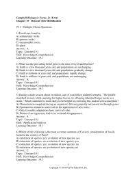 Biology & Life Sciences Chapter 19 What was the prevailing belief prior to the