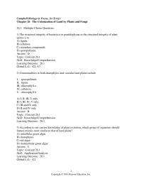 Biology & Life Sciences Chapter 26 The structural integrity of bacteria is to peptidoglycan
