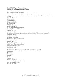 Biology & Life Sciences Chapter 28 An association between the roots of a terrestrial plant