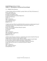 Biology & Life Sciences Chapter 31 Almost all plant cells have the ability to produce