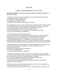 Mathematics Chapter 1 Give Students Opportunities Share Ideas Others Can