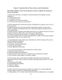 Mathematics Chapter 2 Exposure Multiple Approaches And The Subsequent Connections