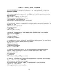 Mathematics Chapter 21 Identify The Random Device That Challenging And
