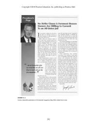 Chapter 6 No-strike clause is foremost reason owners are&nbsp;&nbsp;
