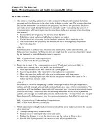 Nursing Chapter 3 When Observing Patients Verbal And Nonverbal Communication