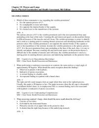 Nursing Chapter 19 The Nurse Should Assess For Signs Which