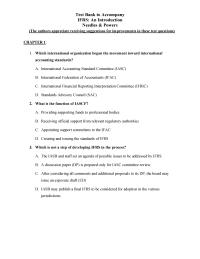 Accounting Chapter 1 To coordinate future work programs to ensure that once achieved