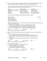 Management Chapter 5 Cross Subsidies Will Result Less Accurate Product
