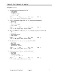 Management Chapter 6 What Will The Anticipated Effect Net income a Net