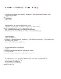 Economics Chapter 4 Two Services Provide The Same Amount Satisfaction