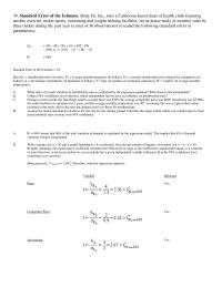 Economics Chapter 5 One tail T tests Martins Footwear Inc Boston