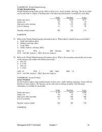Management Chapter 7 What factors does a company consider when