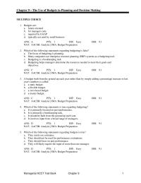 Management Chapter 9 The comparison of actual outcomes with desired&nbsp;