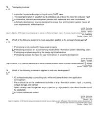 Management Chapter 12 2 Prototyping Involves P 493 Standard Systems
