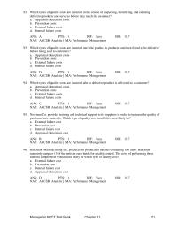 Management Chapter 11 external failure costs can never be reduced&nbsp;