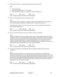 Management Chapter 11 How does the balanced scorecard approach differ