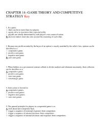 Economics Chapter 14 Game There Can More Than Two Players