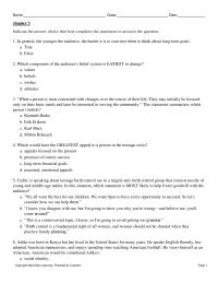 Speech Chapter 3 Name Class Date Twenties And Thirties