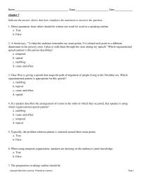 Speech Chapter 7 Blair Speaking About The Characteristics Good Soup