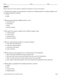 Speech Chapter 8 Booker Giving Persuasive Speech Advocating For Adopting