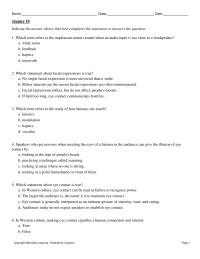 Speech Chapter 10 Macmillan Learning Powered Cognero Page Name Class