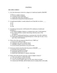Special Education Chapter 4 The Two Most Common Genetic Causes Intellectual