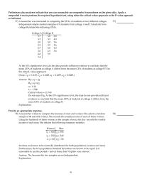 Mathematics Chapter 10 Preliminary Data Analyses Indicate That You Can