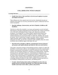 Special Education Chapter 3 Homework Describe The Five Principles Effective Communication Between