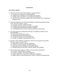 Special Education Chapter 13 Twice Exceptional Means Being Gifted Academically