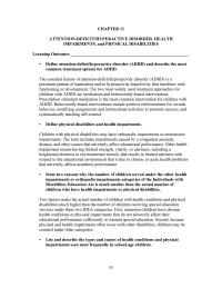 Special Education Chapter 11 Homework State Two Reasons Why The Number Children