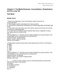 Media Studies Chapter 3 Publishing 2019 learning Objective 31 Describe How The