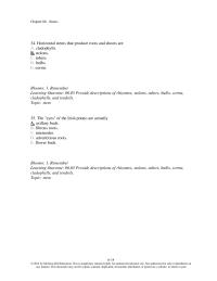 Biology & Life Sciences Chapter 6 Horizontal Stems That Produce Roots And